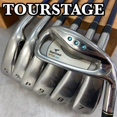 ♥レディース　TOURSTAGE VIQ CL　アイアンセット　グリップ新品交換 ♥レディース TOURSTAGE VIQ CL アイアンセット グリップ新品