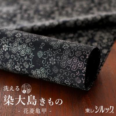 平和屋着物＊夏物　小紋　絽　飛鳥芝文　洗える着物　AABA9371jd 平和屋着物＊夏物 小紋 絽 飛鳥芝文 洗える着物 AABA9371jdの通販はau