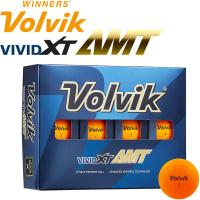 ボルビック ビビッド XT AMT ボール オレンジ 1ダース(12球) 正規品 新品 マット蛍光カラーボール 見つけやすい アライメント Volvik VIVID Orange Golf Ball | 町のゴルフ屋さん