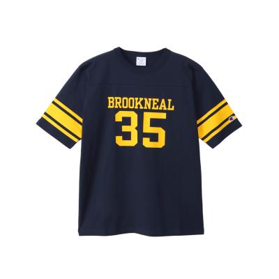 ヴィンテージ　アメリカンフットボールTシャツ ネイビー/イエロー アメリカンフットボールtシャツ（ファッション）のおすすめ人気