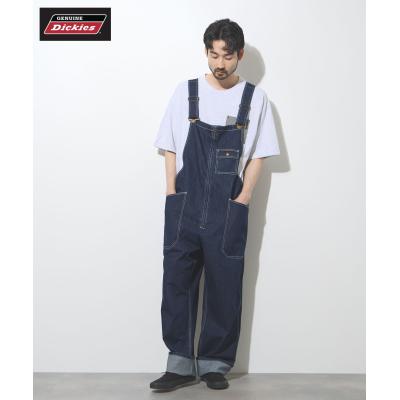 【美品】現行品　デニムオーバーオール ジッパー付き オーバーオールの商品一覧 通販 - Yahoo!ショッピング