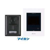 インターホン テレビドアホン KL-55 アイホン 在庫あり 玄関子機1台と室内モニター1台 3.5型 AC電源プラグ付 直結も可能 JS-12 の代替利用可能 法人様限定販売 | まごころでんき Yahoo!店