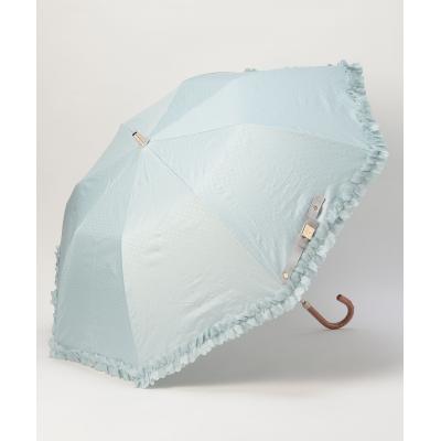 お値下げ❣️【新品】ランバンの折り畳み日傘UV晴雨兼用傘レース 晴雨兼用折りたたみ日傘 スカラ刺繍レース（折りたたみ傘