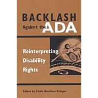 Backlash Against the ADA: Reinterpreting Disability Rights (Paperback) | 心のオアシス