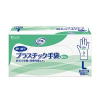 リブドゥ リフレ プラスチック手袋 粉なし Lサイズ 100枚 介護 | Mago8go8