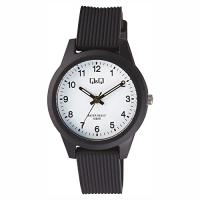 [シチズン時計] 腕時計 シチズン Q&amp;Q アナログ カラーウォッチ 防水 ウレタンベルト V01A-016VK レディース ブラック | Mago8go8