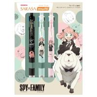 ゼブラ 多機能ペン 4色+シャープ サラサマルチ 0.5mm スパイファミリー 3本セット SE-J4SA11-SF | Mag shop