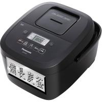 パナソニック 炊飯器 5.5合 2段IH シンプルデザイン 備長炭釜 ブラック SR-FE101-K | maichanshop