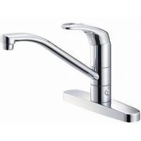 水栓金具 三栄水栓　K676BK-13　寒冷地 シングル台付分岐混合栓 | まいどDIY