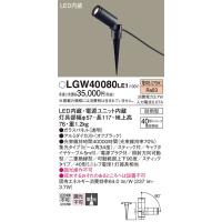 パナソニック　LGW40080LE1　スポットライト 地中埋込型LED(電球色) 40形ミニレフ電球1灯器具相当 集光 防雨型 ブラック | まいどDIY