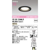 オーデリック　OD361234MLR(ランプ別梱)　ダウンライト φ100 非調光 LEDランプ 電球色 ブラック | まいどDIY