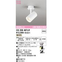 オーデリック　OS256497LR(ランプ別梱)　スポットライト 非調光 LEDランプ 電球色 フレンジタイプ マットホワイト | まいどDIY