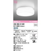 オーデリック　OW269011NR(ランプ別梱)　バスルームライト 非調光 LEDランプ 昼白色 防雨・防湿型 ホワイト | まいどDIY