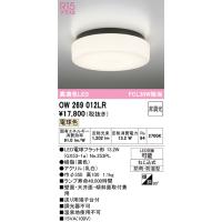 オーデリック　OW269012LR(ランプ別梱)　バスルームライト 非調光 LEDランプ 電球色 防雨・防湿型 ブラック | まいどDIY