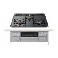 ビルトインコンロ パロマ 【PD-N36WS 都市ガス用】 スタンダードタイプ 3口 幅60cm 水なし両面焼きグリル ニュートラルグレー | まいどDIY