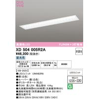 オーデリック　XD504005R2A(LEDユニット別梱)　ベースライト □1235×220 非調光 LEDユニット交換型 昼光色 埋込型 | まいどDIY