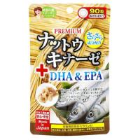 プレミアム ナットウキナーゼ +DHA &amp; EPA 90粒　  ナットウ 納豆  ビタミンE ダイエット | マイドラ生活総合館