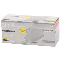 STYLEマスク グレー ふつうサイズ 個包装(30枚入) 3D設計 STYLE マスク 普通サイズ | マイドラ生活総合館