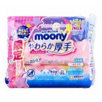 ムーニー おしりふき やわらか厚手 つめかえ用(60枚*3個入)  ベビー用 お尻ふき 体拭き  赤ちゃん 肌 | マイドラ生活総合館