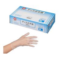 白十字 ディスポ手袋 Mサイズ(100枚入) 塩化ビニール手袋 極薄素材 | マイドラ生活総合館