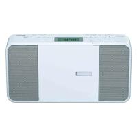 東芝 CDラジオ TY-C251W コンパクト スリム ボディー 縦型 ワイドFM 対応 外形寸法 280×149×63mm 質量 約1.2kg | maisonM