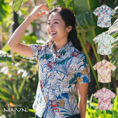 かりゆしウェア レディース（サイズ（S/M/L）：4L～）のおすすめ人気