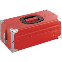 BX322S　ＴＯＮＥ　ツールケース（メタル）　Ｖ形２段式　４３３Ｘ２２０Ｘ１６０ｍｍ　レッド　BX322S　　JAN：4953488220513 | オレンジMAX