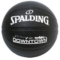 SPALDING(スポルディング) バスケットボール ダウンタウン PU コンポジット ブラック 7号球 76-586J バスケ バスケット 7 | 眞屋