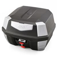 GIVI (ジビ) バイク用 リアボックス 42L 未塗装ブラック シルバーパネル モノロックケース B42N ANTARTICA 18873 | 眞屋