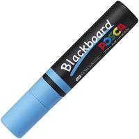 三菱鉛筆 水性ペン ブラックボードポスカ 極太 PCE50017K1P.8 水色 | 眞屋