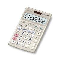 カシオ 本格実務電卓 12桁 検算機能 ジャストタイプ ゴールド JS-20WKA-GD-N グリーン購入法適合 エコマーク認定 | 眞屋