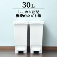 ゴミ箱 北欧 おしゃれ キッチン 蓋付き 生ゴミ 袋が見えない ダストボックス ごみ箱 リビング インテリア雑貨 北欧 アスベル エバンMP 密閉ペダルペール 30L | ママチー