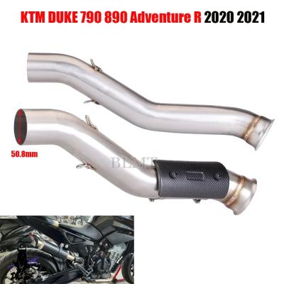 KTM790 890 ステンレスサイレンサー＋ミドルパイプ KTM 890 DUKE R 触媒ストレート ミドルパイプ デューク マフラー