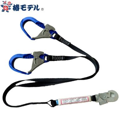 安全帯 ダブルフック セット売り ハーネス 肩がけ 安全帯 サンコー ダブルフック付グリップWHG型 傾斜面用ハーネス用