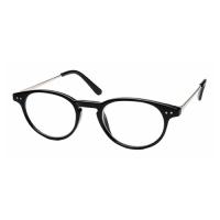 エニックス 老眼鏡に見えないクラシックなメガネ RESA リーディンググラス ボストンタイプ 〔倍率1.5倍〕 ブラック×シルバー ser-701-15BK | 満華樓・まんげろう