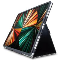 エレコム iPad Pro 12.9インチ 2021年モデル ケース カバー レザー フラップ 軽量 ブラック ハンドホールドベルト ペンホルダ TB-A21PLPLFBK | 満華樓・まんげろう