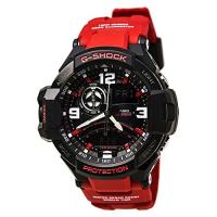 腕時計 カシオ メンズ GA-1000-4BCR Casio G-Shock Aviation Black Dial Red Resin Quartz Men's Watch GA10 | マニアックス Yahoo!店