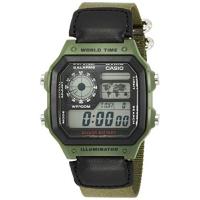 腕時計 カシオ メンズ AE-1200WHB-3BVDF (D101) Casio Classic Green Watch AE1200WHB-3B | マニアックス Yahoo!店