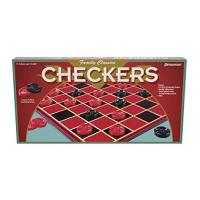 ボードゲーム 英語 アメリカ 10239 Family Classics Checkers -- With Folding Board and Interlocking C | マニアックス Yahoo!店