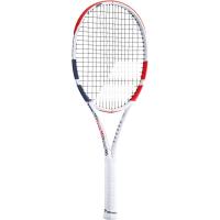 テニス ラケット 輸入 BF101400 Babolat Pure Strike 100 Tennis Racquet Racquet - Strung with 16g White | マニアックス Yahoo!店
