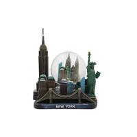 Cool Snow Globes NY スノードーム ニューヨーク Amazon.com: CoolSnowGlobes New York City Silver Cool Snow
