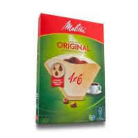 メリタ (Melitta) コーヒーフィルターペーパー 6~12杯用 オリジナル FSCミックス 1×6 ナチュラルブラウン 40枚入 PA | まんたろう商店