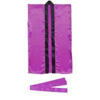 サテンロングハッピ Lサイズ 紫 ハチマキ付 子供用衣装 イベント用品 アーテック | まんてんライフ