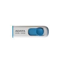 ADATA USBメモリ 64GB USB2.0 スライド式 ホワイト AC008-64G-RWE | まんてんどう