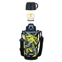 サーモス 水筒 真空断熱2ウェイボトル 0.8L/0.83L ブラックイエロー 直飲み コッ | まんてんどう