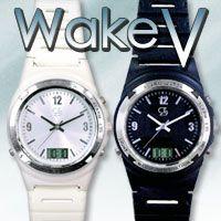 送料無料　強力振動目覚まし腕時計Wake V（ウエイクブイ）/目覚まし腕時計 ウエイクブイ（ウェイクブイ）バイブ腕時計