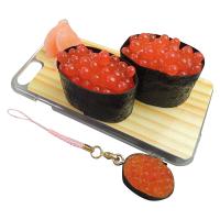 日本職人が作る  食品サンプル iPhone7ケース/アイフォンケース　お寿司　軍艦いくら　ストラップ付き　IP-703 | マップスマーケット