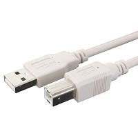 タローズTARO'S USB2.0ケーブル USBプリンターケーブル A-Bタイプ ライトグレー | マキア
