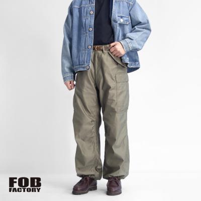 FOB FACTORY メンズカーゴパンツ（色：カーキ系）｜ボトムス、パンツ