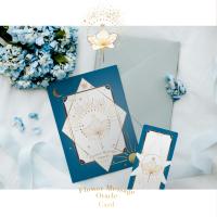 Flower Message Oracle Card（フラワーメッセージ オラクルカード） 4ヶ国語対応 日本語・英語・韓国語・中国語解説書付き | Marche bleu